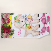 ビーチタオル子羊 ビーチタオル (正面)