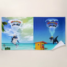 ビーチタオル得ホエールメール!