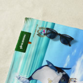 ビーチタオル得ホエールメール！ ビーチタオル (インサイチュ)