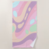 ビーチタオル春パステル ビーチタオル (正面)