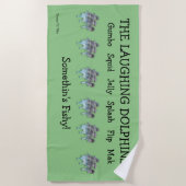 ビーチタオル笑うイルカ！ ビーチタオル (正面)