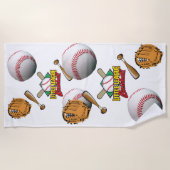 ビーチタオル野球 ビーチタオル (正面)