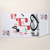 ビーチタオル音楽 ビーチタオル (正面)