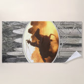 ビーチタオル類カウボーイズ ビーチタオル (正面)