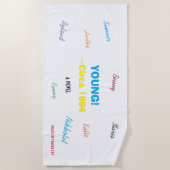 ビーチタオル (正面)