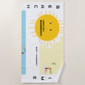 ビーチタオル01 ビーチタオル (正面)