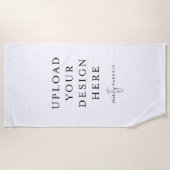 ビーチタオル70" x 35" ビーチタオル (正面)