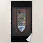 ビーチタオル「シアナ・from the Tower」 ビーチタオル (正面)