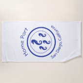 ビーチタオル – シーホースホームポート (正面)