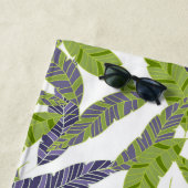 ビーチタオル – トロピカルパームズプリント (インサイチュ)