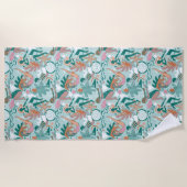 ビーチタオル：水中水泳 ビーチタオル (正面)