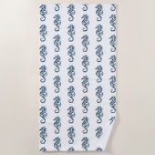 ビーチタオル – 海馬 (正面)