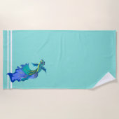 ビーチタオル - 熱帯魚 (正面)