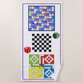 ビーチタオル - 砂遊びが楽しい - ボードゲーム