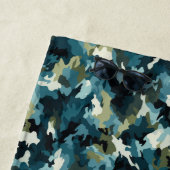 ビーチタオル – 迷彩柄プリント (インサイチュ)