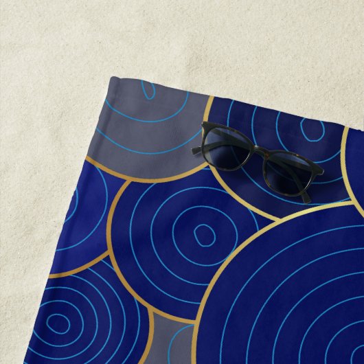 ビーチタオル – 青美しい (インサイチュ)