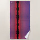 ビーチタオル – 9月日没 (正面)