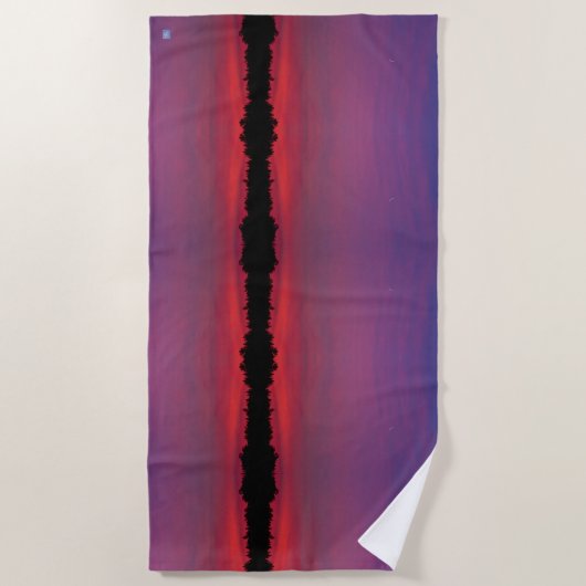 ビーチタオル – 9月日没 (正面)