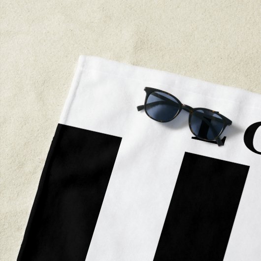 ビーチタオル – Black&White (インサイチュ)