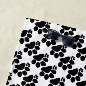 ビーチタオル – Polydactyl Pawプリント (インサイチュ)