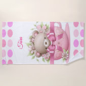 ビーチタオルteddyベア ビーチタオル (正面)