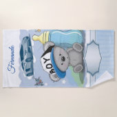 ビーチタオルteddyベア ビーチタオル (正面)