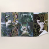 ビーチタオルUnicorns ビーチタオル (正面)