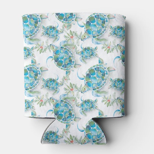 ビーチターコイズシータートルウォーター色 缶クーラー (裏面)