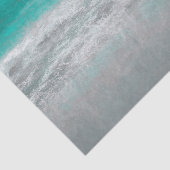 ビーチターコイズ沿岸海波熱帯アート 薄葉紙 (詳細)