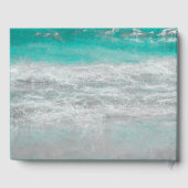 ビーチターコイズ熱帯海結婚波 ゲストブック (裏面)