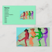 ビーチダンスビジネスカード 名刺 (正面/裏面)