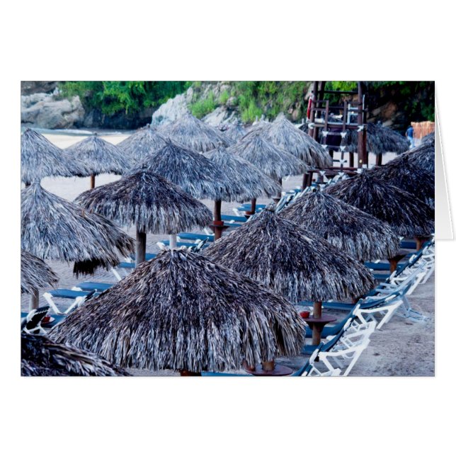 ビーチチェアおよび避難所 (正面横)