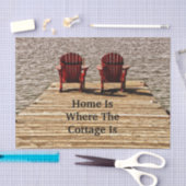 ビーチチェアアットレイクホームズザコテージ 薄葉紙 (クラフト)