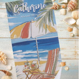 ビーチチェアバイザ海 ビーチタオル