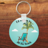 ビーチチェアパームツリー キーホルダー (正面)