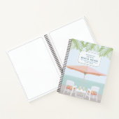 ビーチチェアーズパームツリーズバケーションレンタルゲストブック ノートブック (内部)