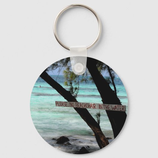 ビーチチェアーズラムポイントグランドケイマン キーホルダー (正面)