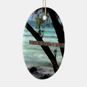 ビーチチェアーズラムポイントグランドケイマン セラミックオーナメント (右)