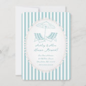 ビーチチェア移動のお知らせ 招待状 (正面)