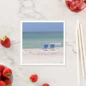 ビーチチェア紙ナプキンス スタンダードカクテルナプキン (インサイチュ)