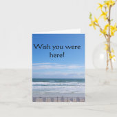 ビーチチェア考えるズオブユーカード カード (黄色い花)