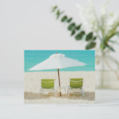 ビーチチェア，アンギラ ポストカード (スタンド正面)