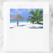 ビーチチェア – サマーブリス 長方形シール (バッグ)