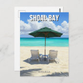 ビーチチェアinショールベイアンギラトラベル ポストカード (正面/裏面)