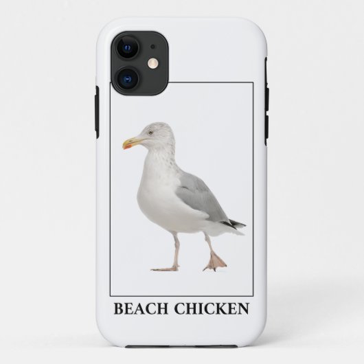 ビーチチキン – カモメ Case-Mate iPhoneケース (裏面)