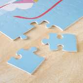 ビーチツアー、凧、傘とヤシ ジグソーパズル (側面)