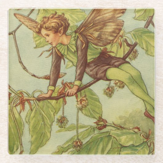 ビーチツリーフェアリーバイビジョンスタジオ ガラスコースター (正面)