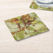 ビーチツリーフェアリーバイビジョンスタジオ スクエアペーパーコースター (アングル)