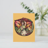 ビーチツリーフェアリー自然恋人 ポストカード (スタンド正面)