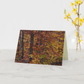 ビーチツリーフォレスト誕生日 カード (黄色い花)